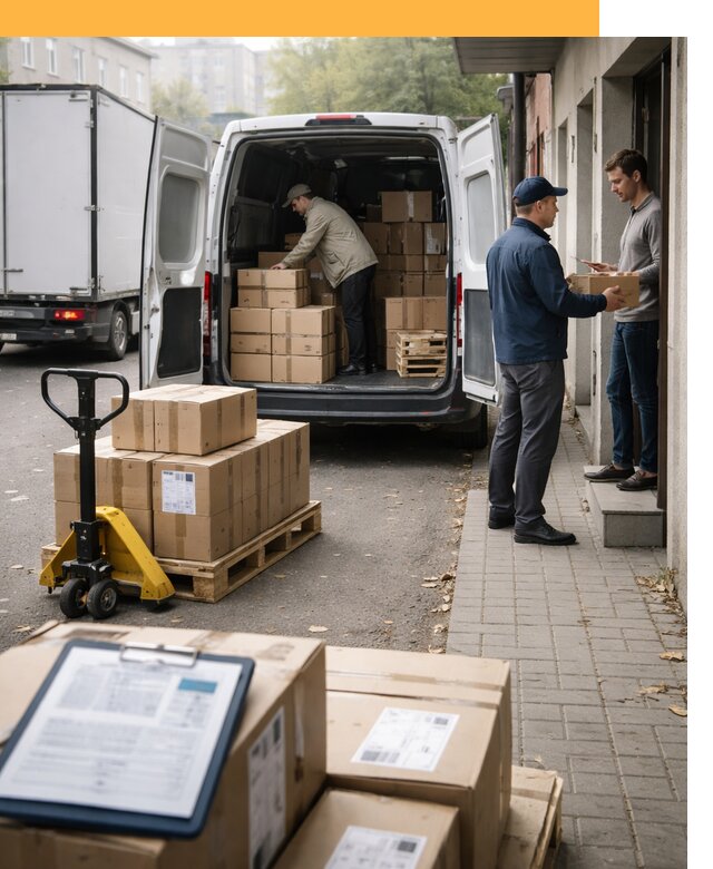Доставка грузов от двери до двери с таможней от 46130 руб.