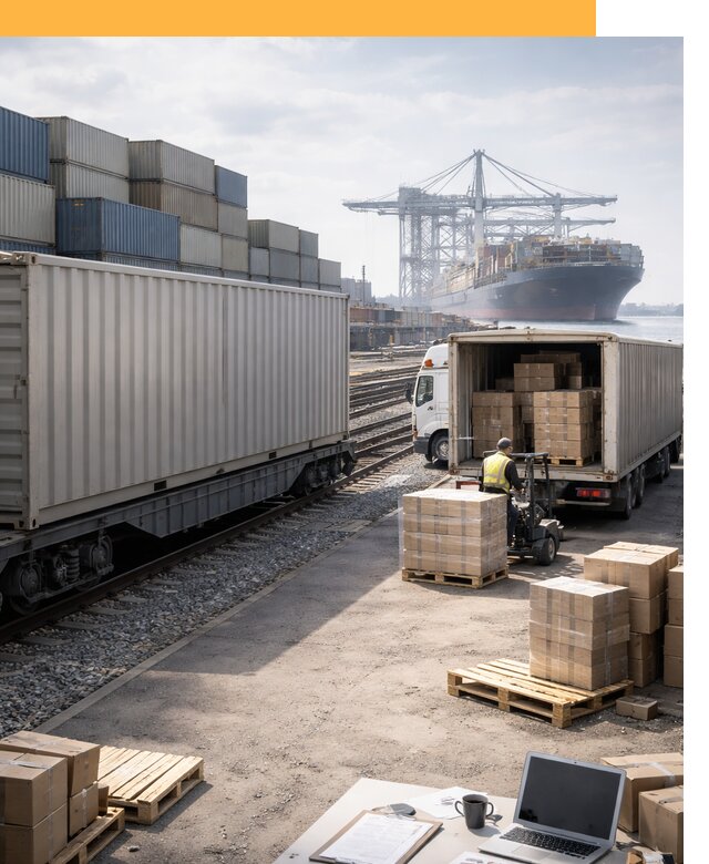 Мультимодальные перевозки грузов по миру от 46130 руб