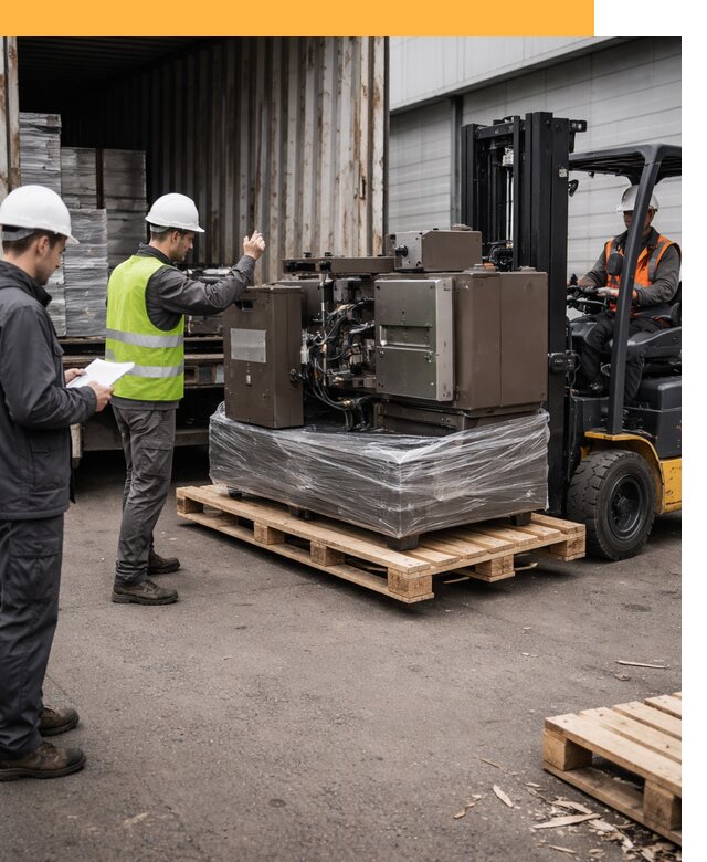 Доставка промышленного оборудования из Европы от 46130