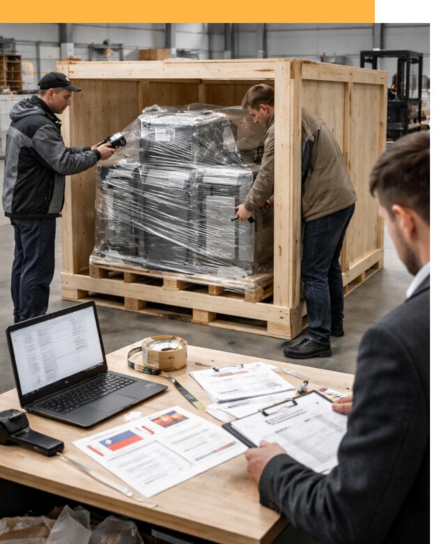 Доставка промышленного оборудования из США от 66632 руб