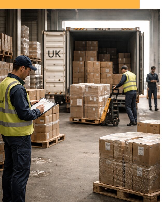 Доставка грузов из Великобритании с таможенным оформлением от 12814