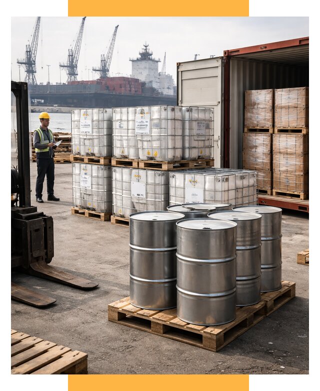 Доставка химического сырья из Индии от 256275 р. | СетСервис-Снн