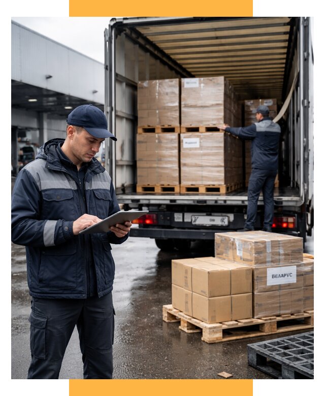 Доставка грузов из Беларуси от 15377 р. логистика СетСервис-Снн