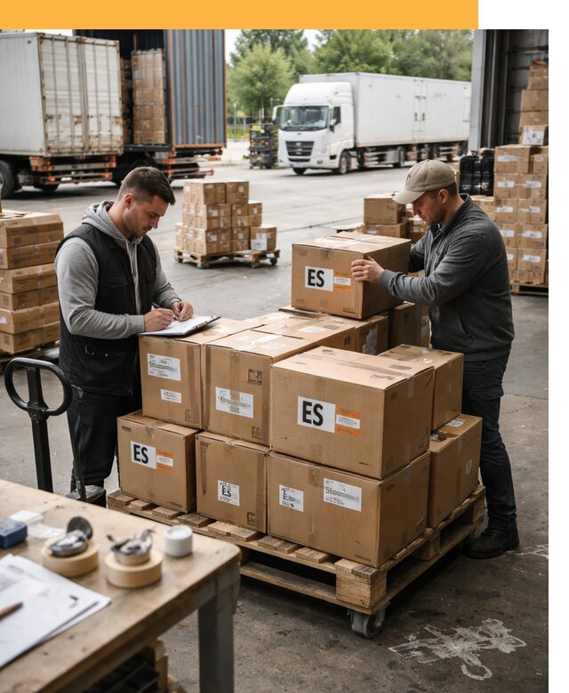 Доставка грузов в Испанию автотранспортом от 35879 руб