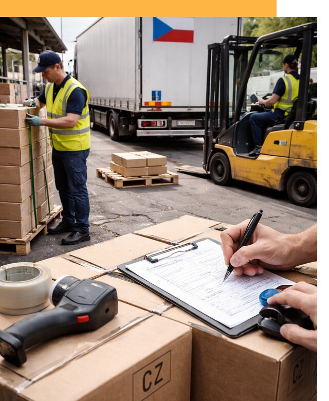 Доставка грузов в Чехию от 35879 руб, международные перевозки