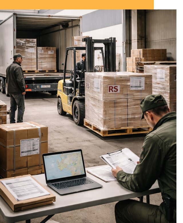 Доставка грузов в Сербию от 46130 руб, международные перевозки