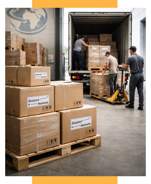 Доставка грузов в Израиль и экспорт от 46130 р. СетСервис-Снн