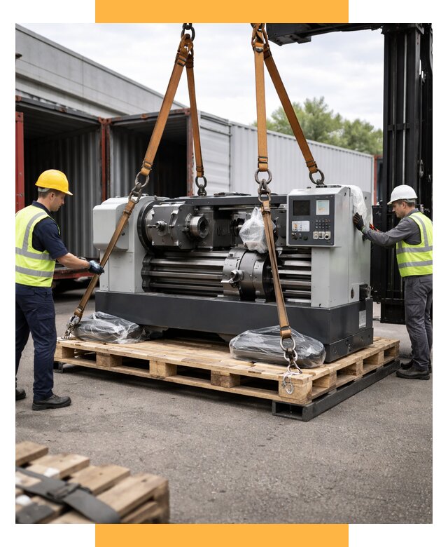 Перевозка станков и таможня от 61506 р. | СетСервис-Снн логистика