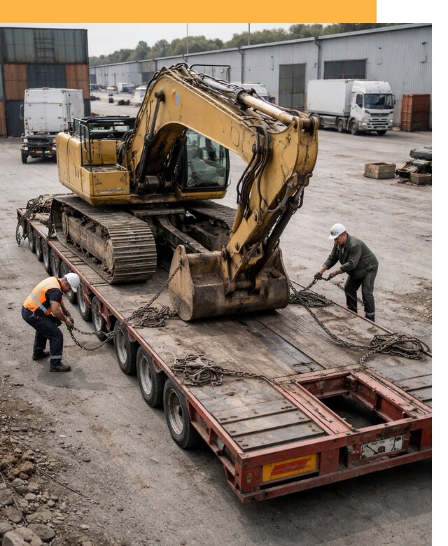 Перевозка спецтехники по России и миру от 46130 руб