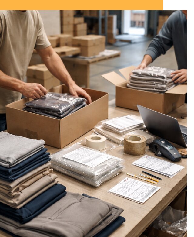 Перевозка одежды по миру от 7688 руб. с таможенным оформлением