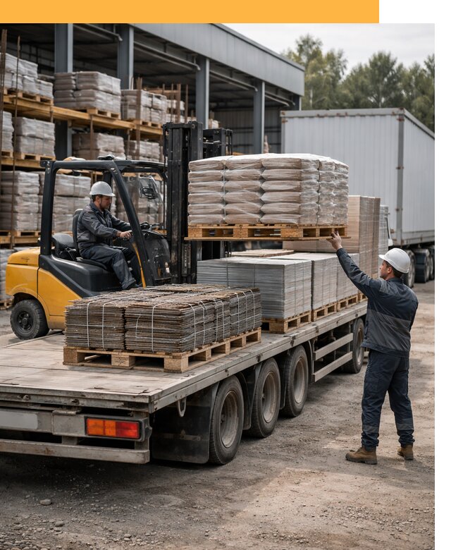 Перевозка строительных материалов по миру от 5638 руб