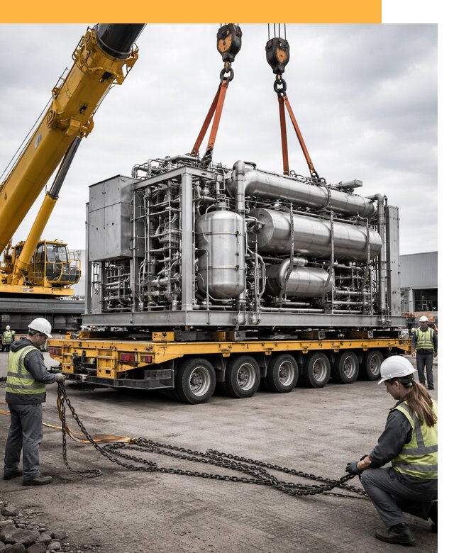 Перевозка тяжеловесных грузов по миру от 153765 руб