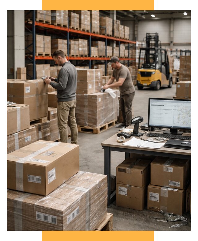 Склад консолидации в Европе от 6663 р., услуги СетСервис-Снн